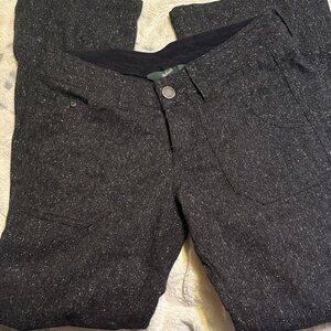 Woolrich Black Wool Women's Trousers